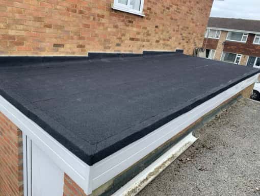 This is a photo of a flat roof installed in Uckfield, East Sussex. All works carried out by Uckfield Roofing Services